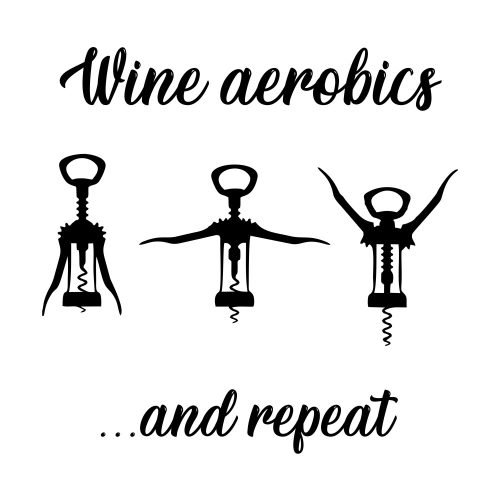 Wine aerobics and repeat Póló
