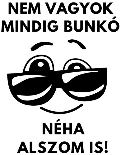 Nem vagyok mindig bunkó Póló