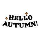 Hello Autumn!