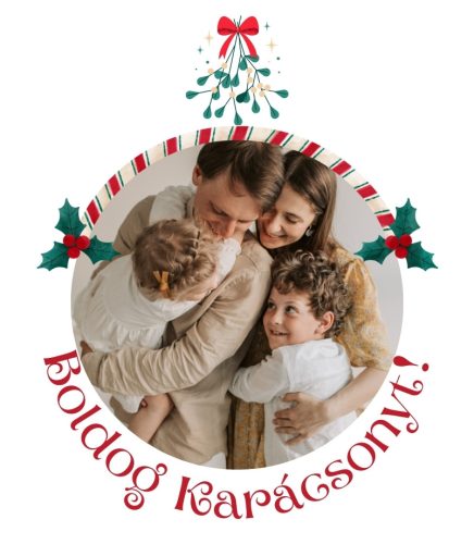 Karácsonyfadísz Saját Fotóval